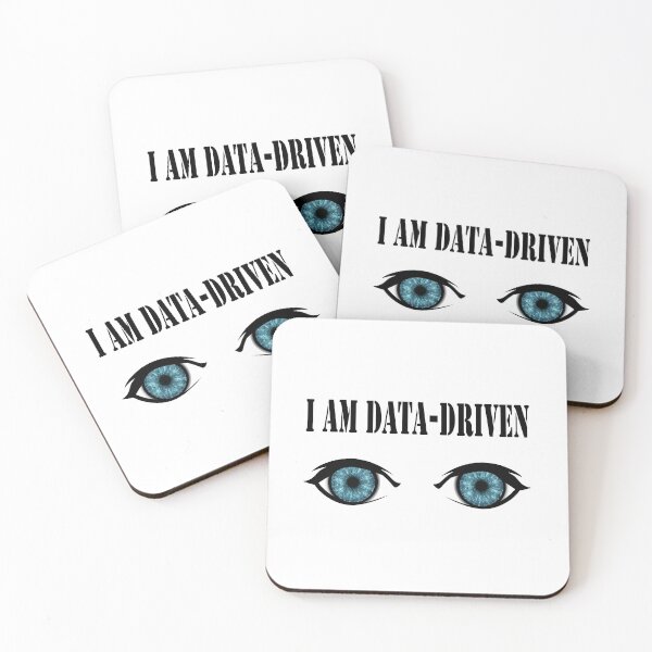 Item preview, Data-Driven Eyes (white) designed and sold by ColorfulCortex.