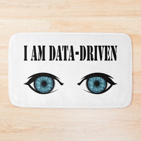 Item preview, Data-Driven Eyes (white) designed and sold by ColorfulCortex.