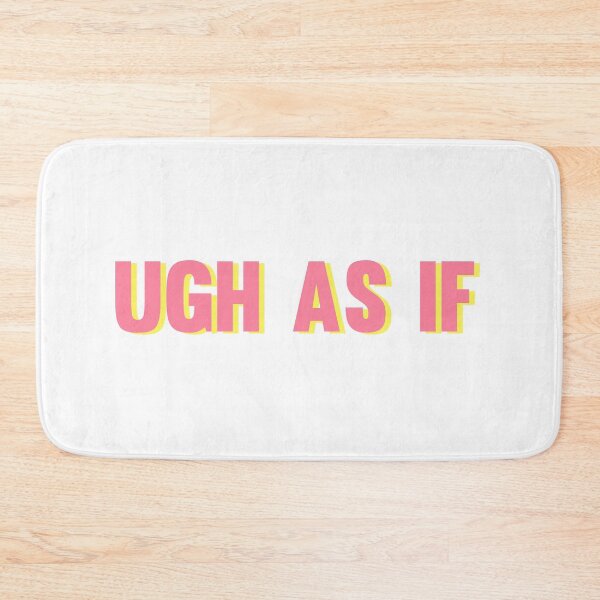 Item preview, ugh as if - pink and yellow designed and sold by synthesizer.
