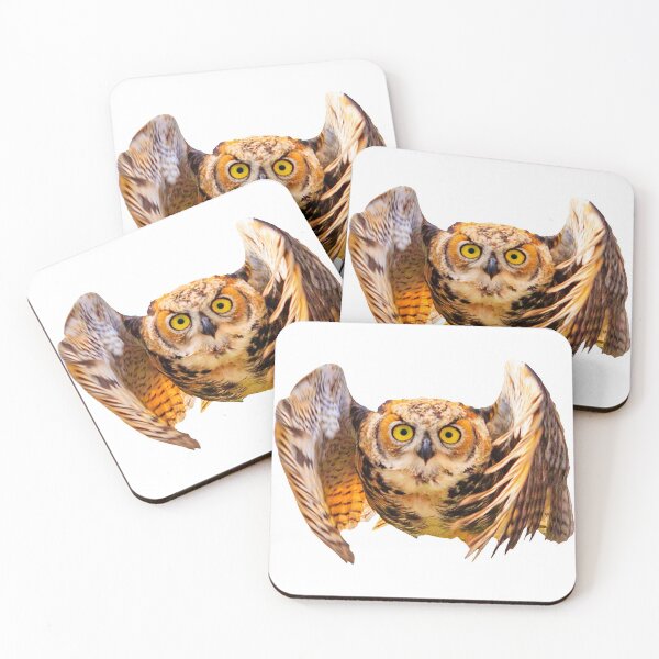 Item preview, Great Horned owl in flight designed and sold by Dalyndigital Photography.