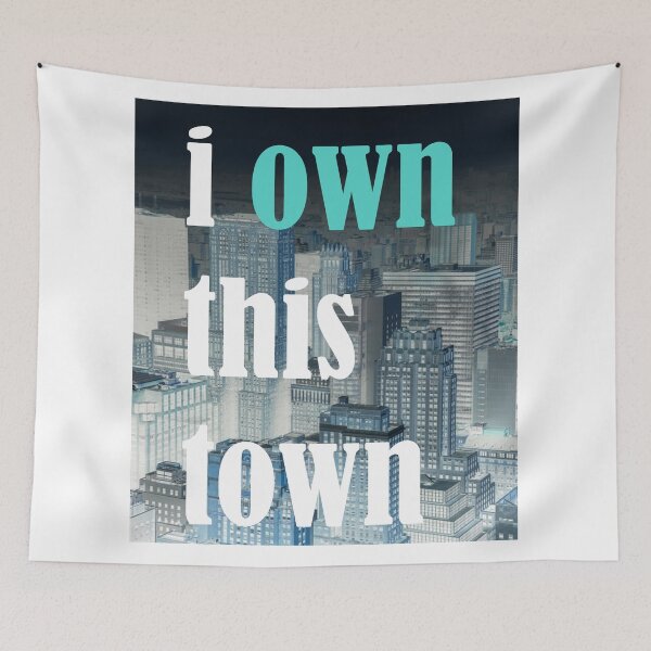 Item preview, i own this town in blue designed and sold by prettyguardian.