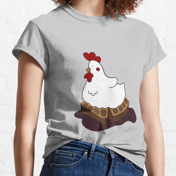 Waffle Fried Chicken T Shirts Redbubble - i 3 fried chicken yay roblox