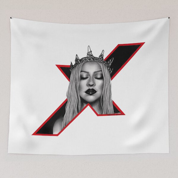 Item preview, Xtina white background designed and sold by valentina albanese.