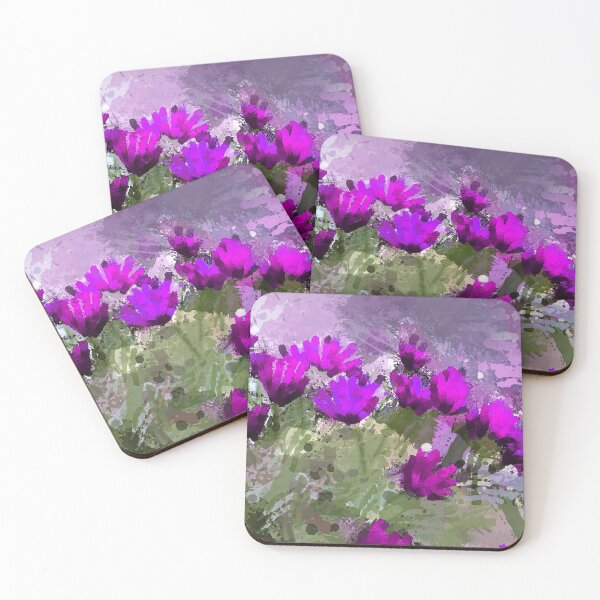 Item preview, African Daisies With Wall Indigo Watercolor designed and sold by miraminerva09.