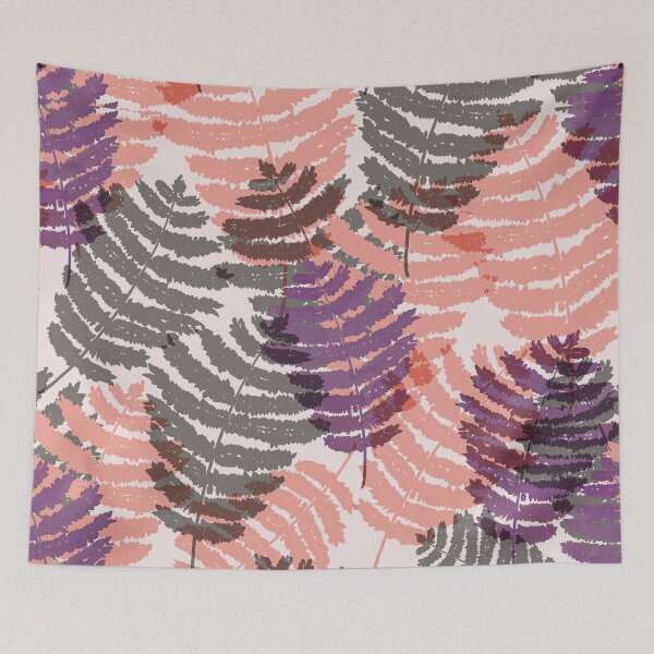 Item preview, Tropical fern leaves in pastel colors  designed and sold by RanitasArt.