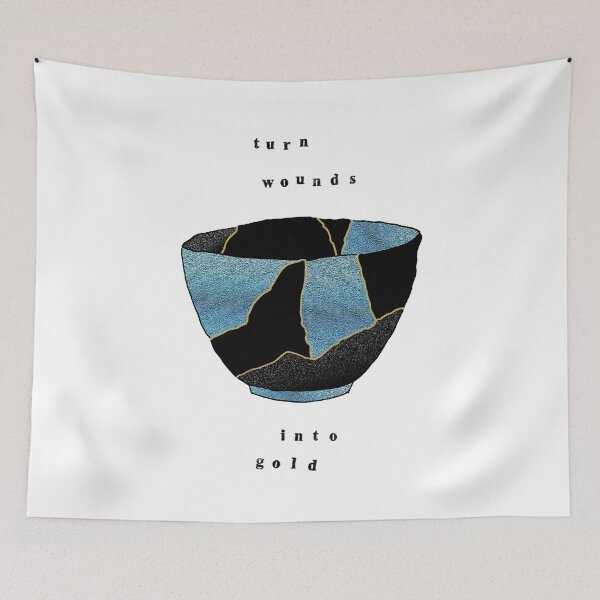 Item preview, Kintsugi Wounds Into Gold designed and sold by bittergodart.