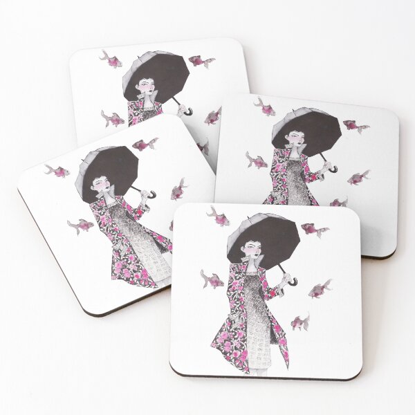 Item preview, Woman with goldfish designed and sold by zias.