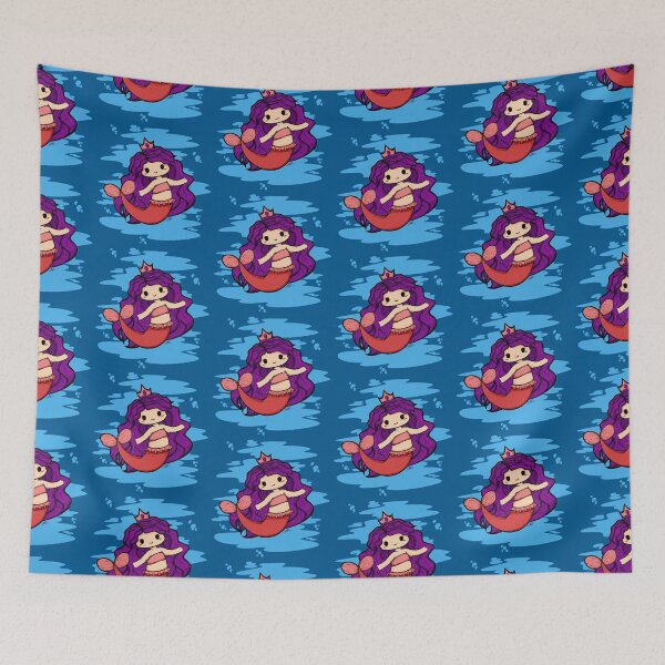 Item preview, Cute Mermaid Illustration designed and sold by ZaryaKiqo.