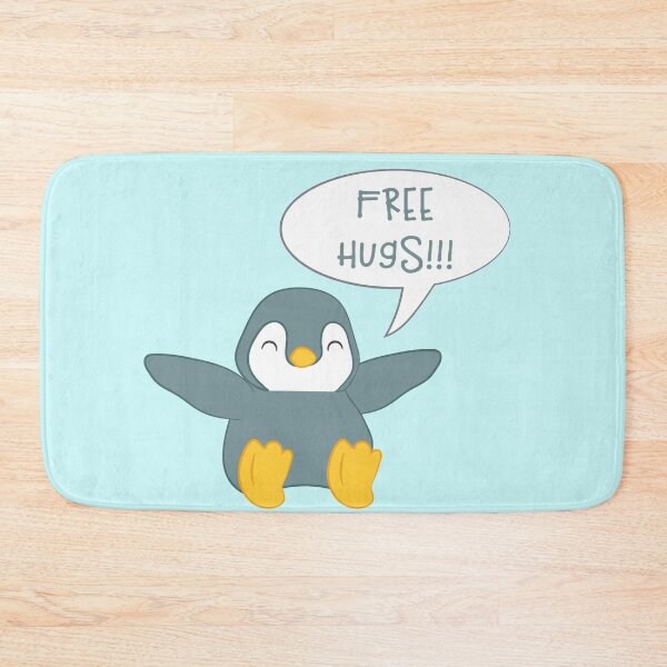 Item preview, Free hugs - funny saying penguin designed and sold by palaodesigns.