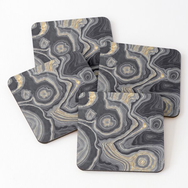 Artikelvorschau, Gold Veined Agate Stone entworfen und verkauft von stylebytara.