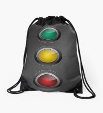 Traffic Lights Drawstring Bag