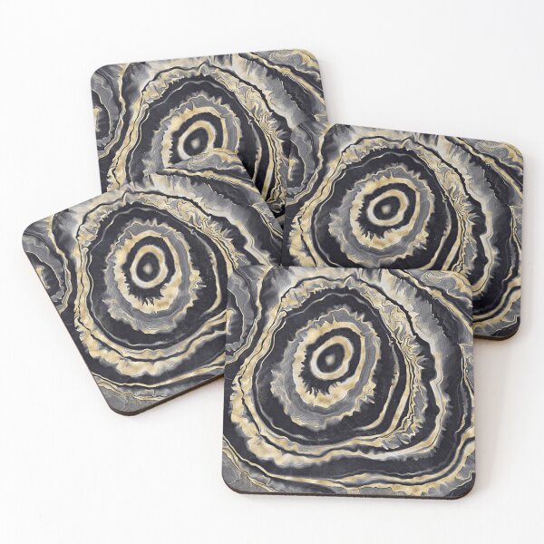 Artikelvorschau, Gold Veined Agate Stone entworfen und verkauft von stylebytara.
