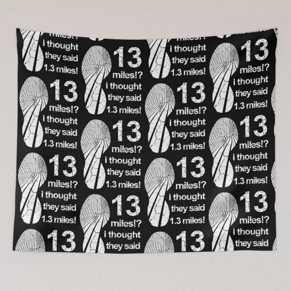 Item preview, 13 Miles Half Marathon Footprint design designed and sold by GetItGiftIt.