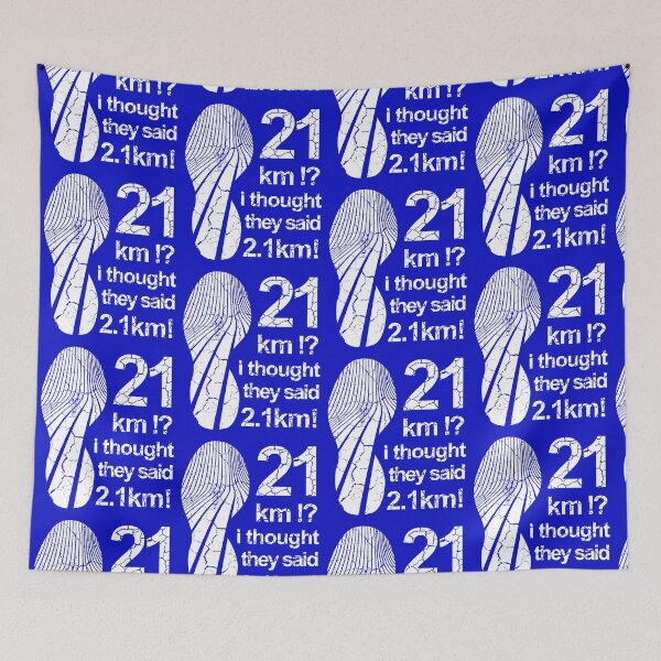 Item preview, 21 Kilometres Half Marathon Footprint design designed and sold by GetItGiftIt.