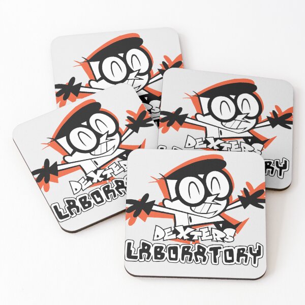 Dexter's Laboratory Orange Shadow Coasters (Set of 4)