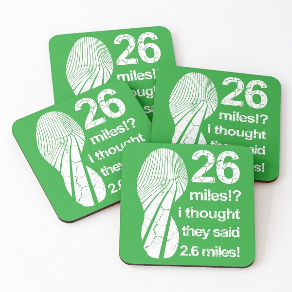Item preview, 26 Miles Marathon Footprint Running design designed and sold by GetItGiftIt.