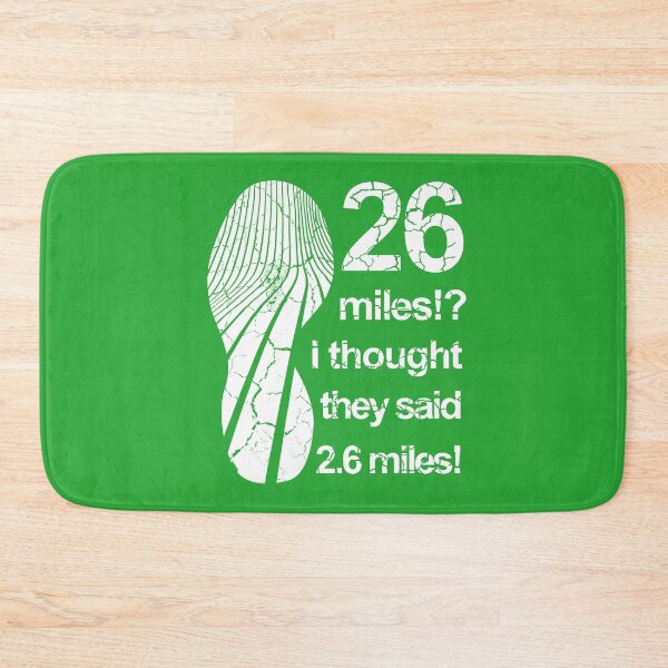 Item preview, 26 Miles Marathon Footprint Running design designed and sold by GetItGiftIt.