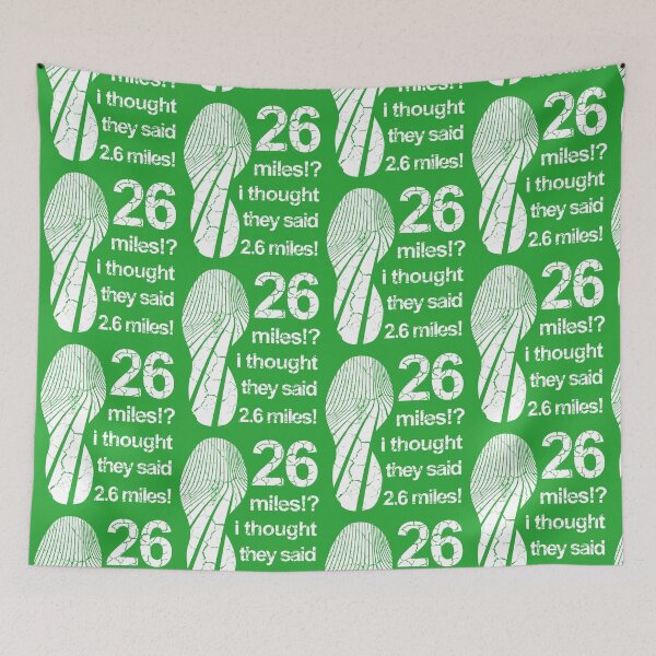 Item preview, 26 Miles Marathon Footprint Running design designed and sold by GetItGiftIt.