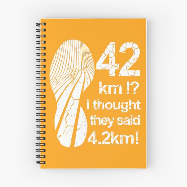 Item preview, 42 kilometre Marathon Footprint Running design designed and sold by GetItGiftIt.