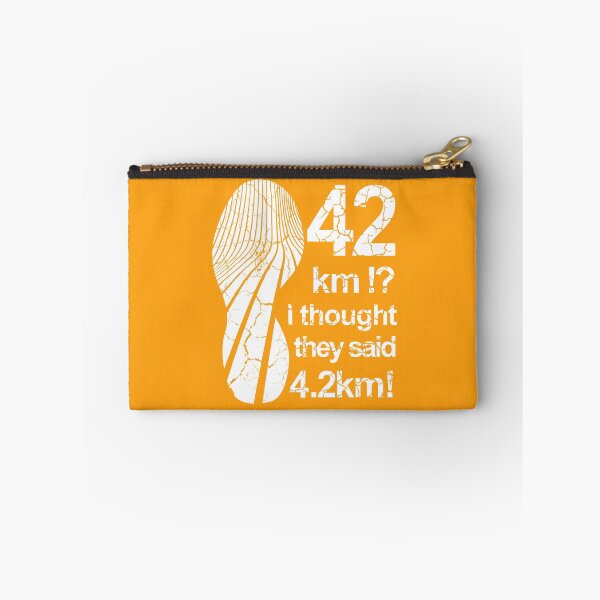 Item preview, 42 kilometre Marathon Footprint Running design designed and sold by GetItGiftIt.