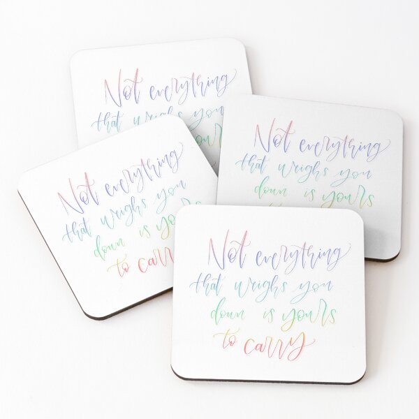 Item preview, Not everything that weighs you down is yours to carry designed and sold by SimplyLettersCo.