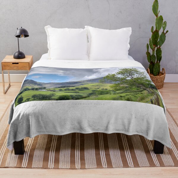 Derwent Fells, Cumbria Throw Blanket