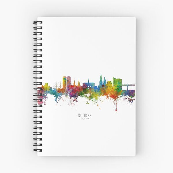 Item preview, Dundee Scotland Skyline designed and sold by ArtPrints.