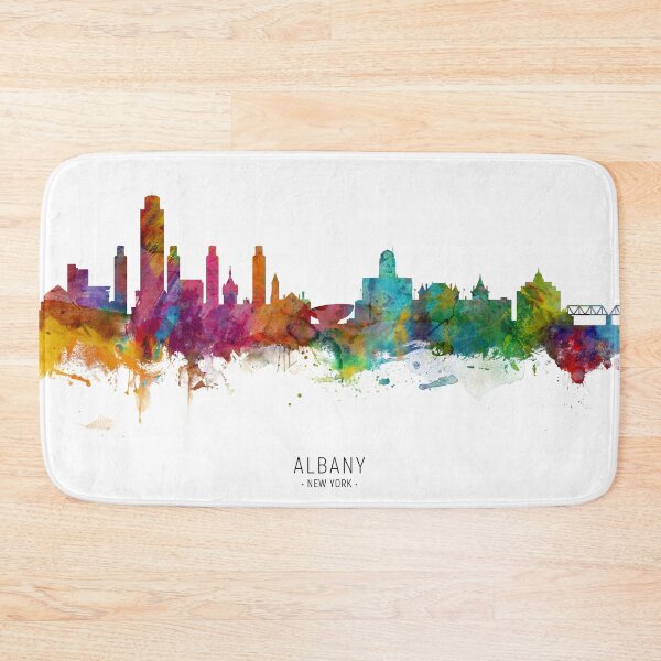 Item preview, Albany New York Skyline designed and sold by ArtPrints.