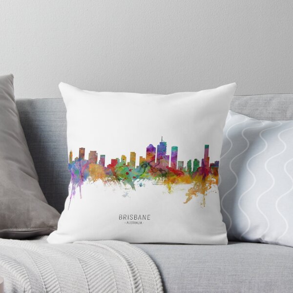 Item preview, Brisbane Australia Skyline designed and sold by ArtPrints.