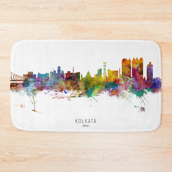 Item preview, Kolkata (Calcutta) India Skyline designed and sold by ArtPrints.