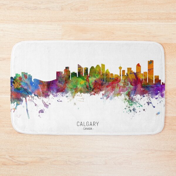 Item preview, Calgary Canada Skyline designed and sold by ArtPrints.