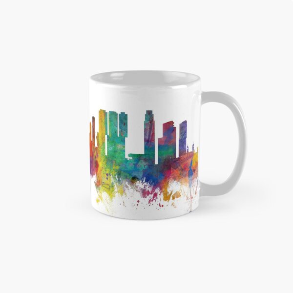 Item preview, Rotterdam The Netherlands Skyline designed and sold by ArtPrints.