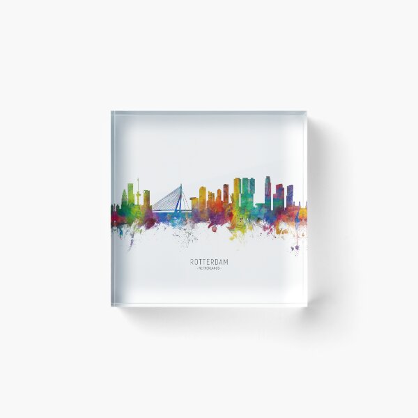 Artikelvorschau, Rotterdam The Netherlands Skyline entworfen und verkauft von ArtPrints.
