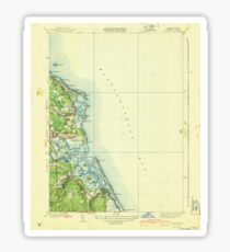 Massachusetts USGS Historical Topo Map MA Scituate 352152 1940 31680 Sticker