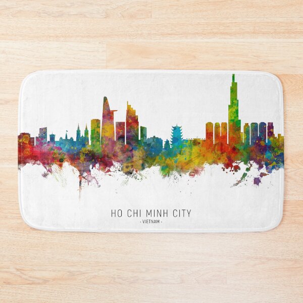 Item preview, Ho Chi Minh City Vietnam Skyline designed and sold by ArtPrints.