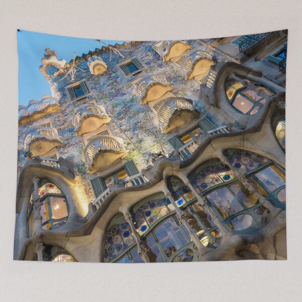 Item preview, Fantastical Casa Batllo - Antoni Gaudi Masterpiece in Barcelona, Spain designed and sold by Georgia Mizuleva.