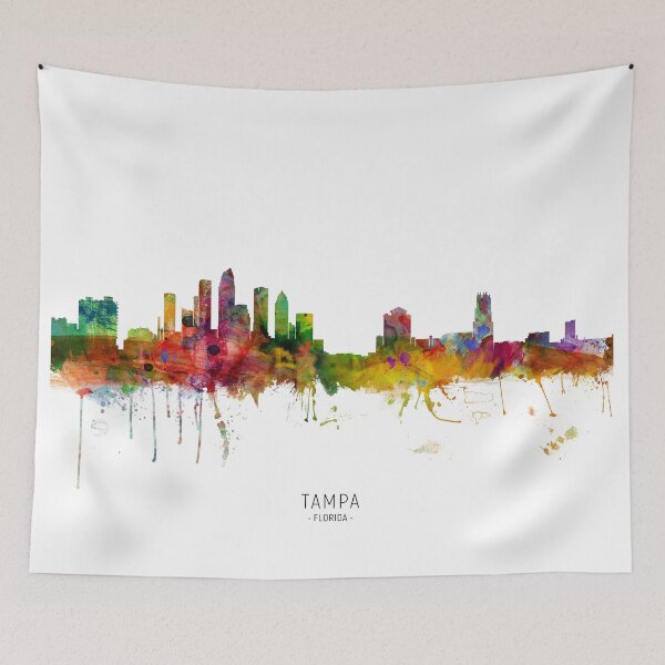Item preview, Tampa Florida Skyline designed and sold by ArtPrints.