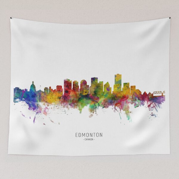 Item preview, Edmonton Canada Skyline designed and sold by ArtPrints.