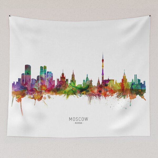 Item preview, Moscow Russia Skyline designed and sold by ArtPrints.