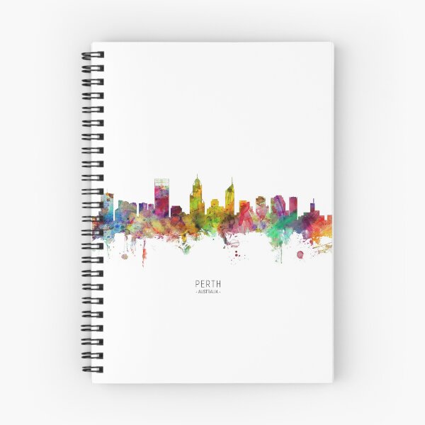 Aperçu de l'œuvre Perth Australia Skyline créée et vendue par ArtPrints.
