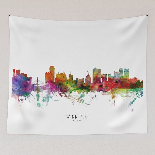 Item preview, Winnipeg Canada Skyline designed and sold by ArtPrints.