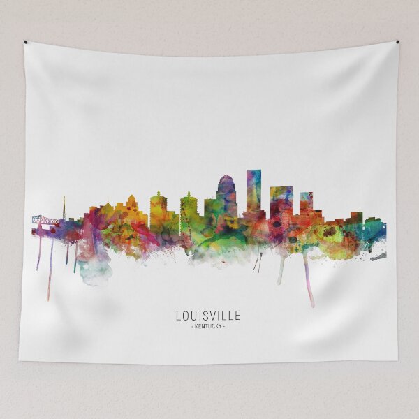 Item preview, Louisville Kentucky City Skyline designed and sold by ArtPrints.