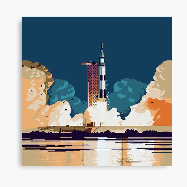 Apollo 11 Launch Canvas Print