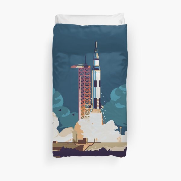 Apollo 11 Launch Duvet Cover