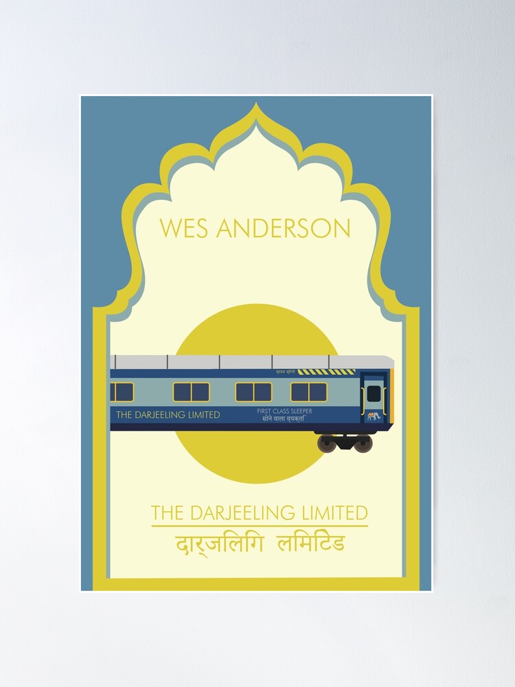 Wes Anderson Darjeeling Poster for Sale by OnealArtsStock