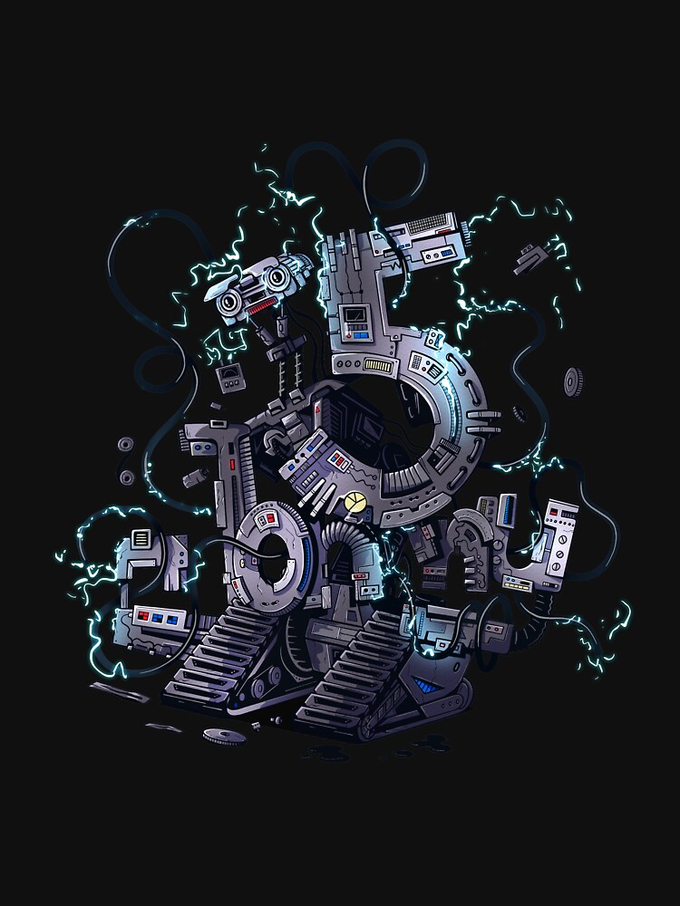 Thumbnail 7 of 7, Essential T-Shirt, Johnny 5 designed and sold by zsoltbaritz.