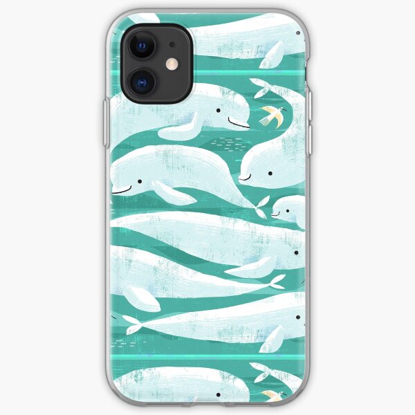 Baluga Whales! iPhone Soft Case