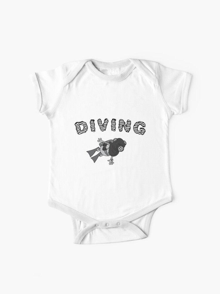 Baby Boys Kids Vintage Shark Scuba Dive Flag Printed Long Sleeve 100/% Cotton Infants T Shirts
