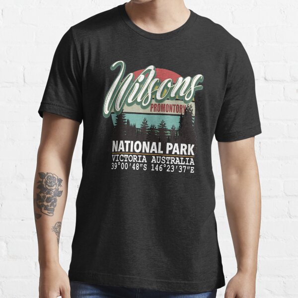 Wilsons Promontory National Park with GPS Location Tasmania Australia Essential T-Shirt