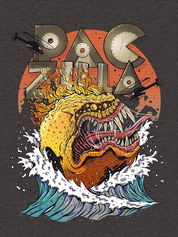 Thumbnail 7 of 7, Essential T-Shirt, PAC-ZILLA designed and sold by zsoltbaritz.